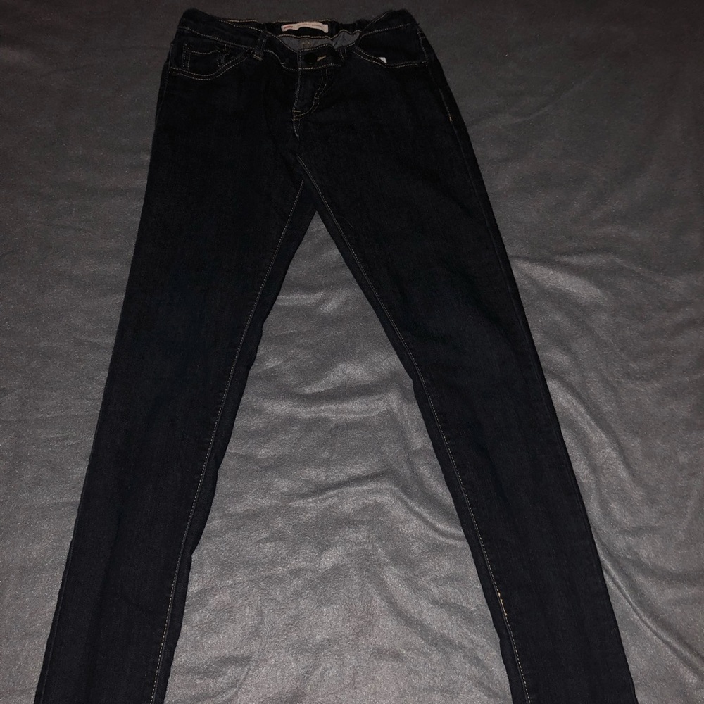 Levi’s dark blue jeans
